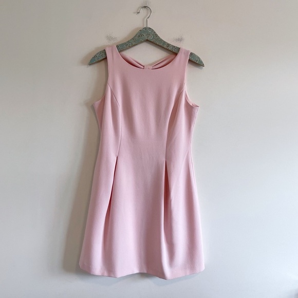 Vince Camuto Light Pink Bow Back Mini Dress - Picture 1 of 7